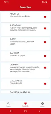 Tibbi Terminoloji android App screenshot 9