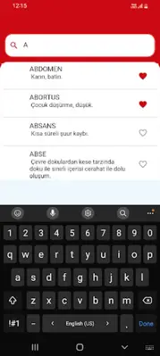 Tibbi Terminoloji android App screenshot 8